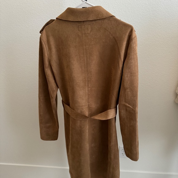 H&M Faux Suede Trench Size M - Picture 6 of 6